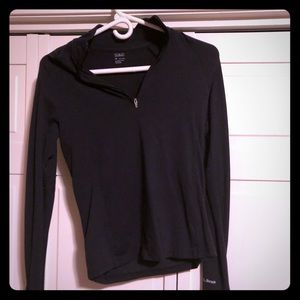 LL bean track half zip womens